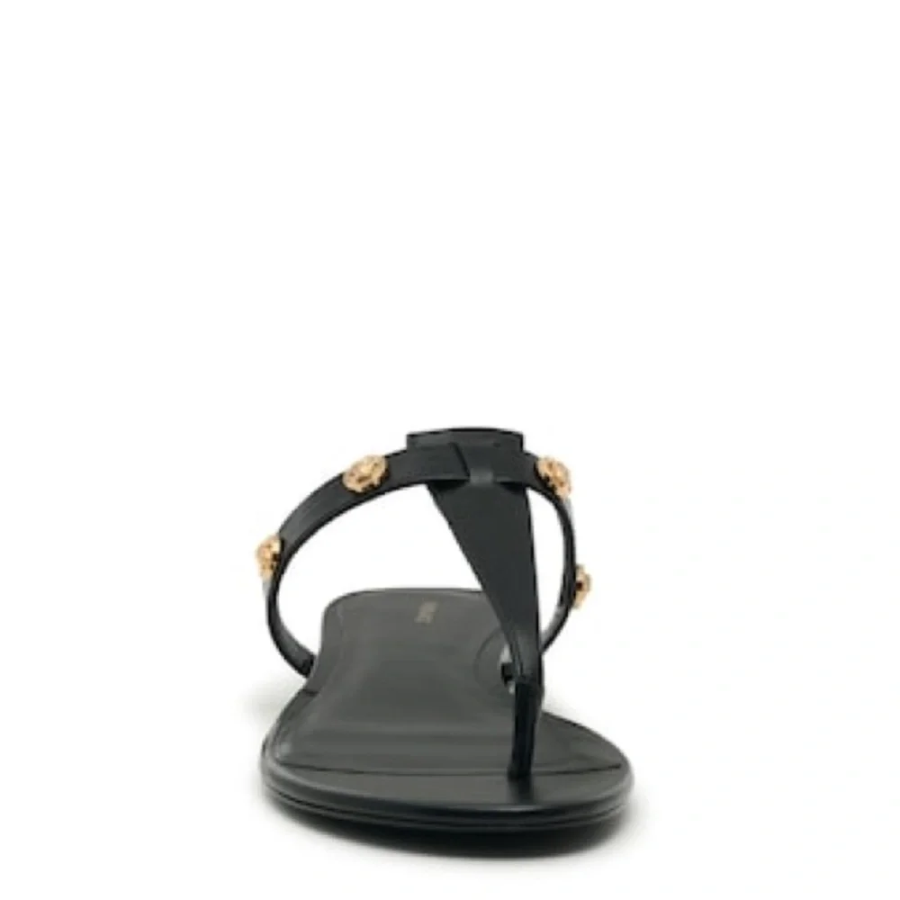 NWT Versace Medusa Emblem Stud Sandals Including Dust Bag Box Authenticity Card - Picture 3 of 15